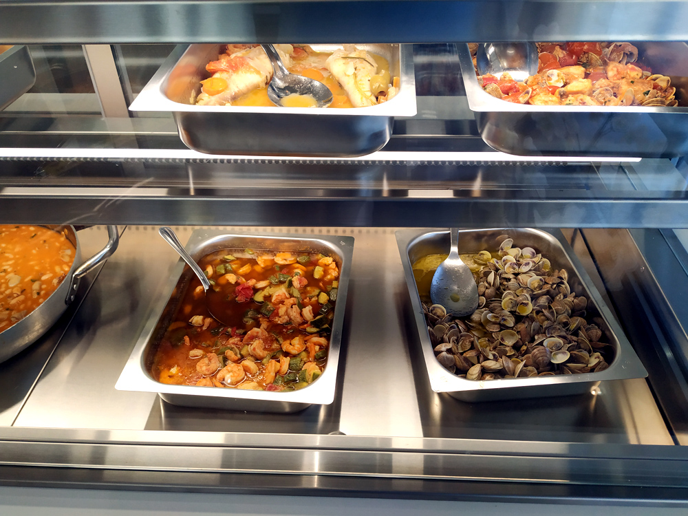 Bancone cotti carne e Pesce